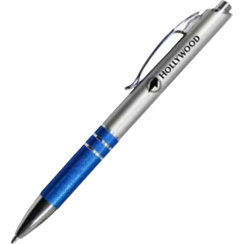 Bedford Hybrid Plastic Plunger Ballpoint Pen with Metal Clip