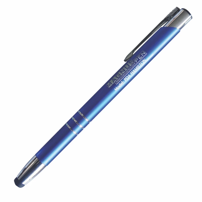 PDA HAMILTON Aluminum Barrel - Metallic clip Plunger Action Ball Point Pen