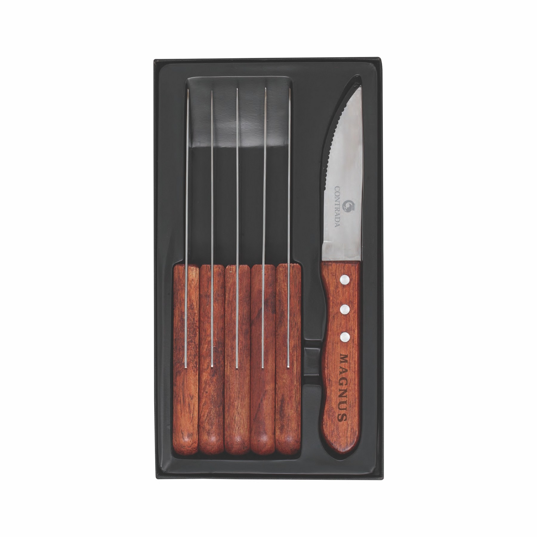 Rosewood Steak Knife Set of 6