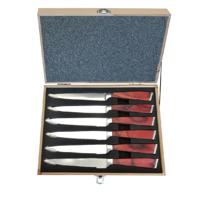 SS Rosewood Steak Knife Set